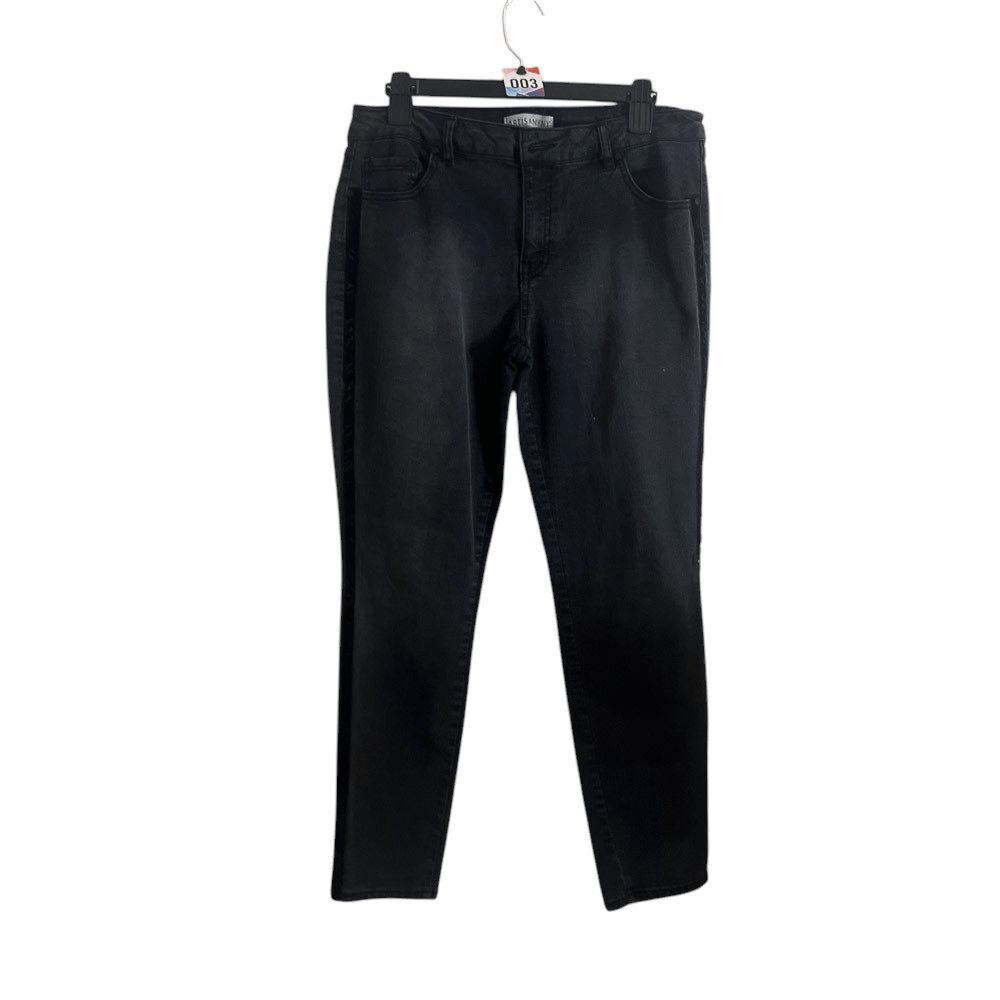 Artisan NY Womens Jeans 12 Black Stretch Skinny Pants